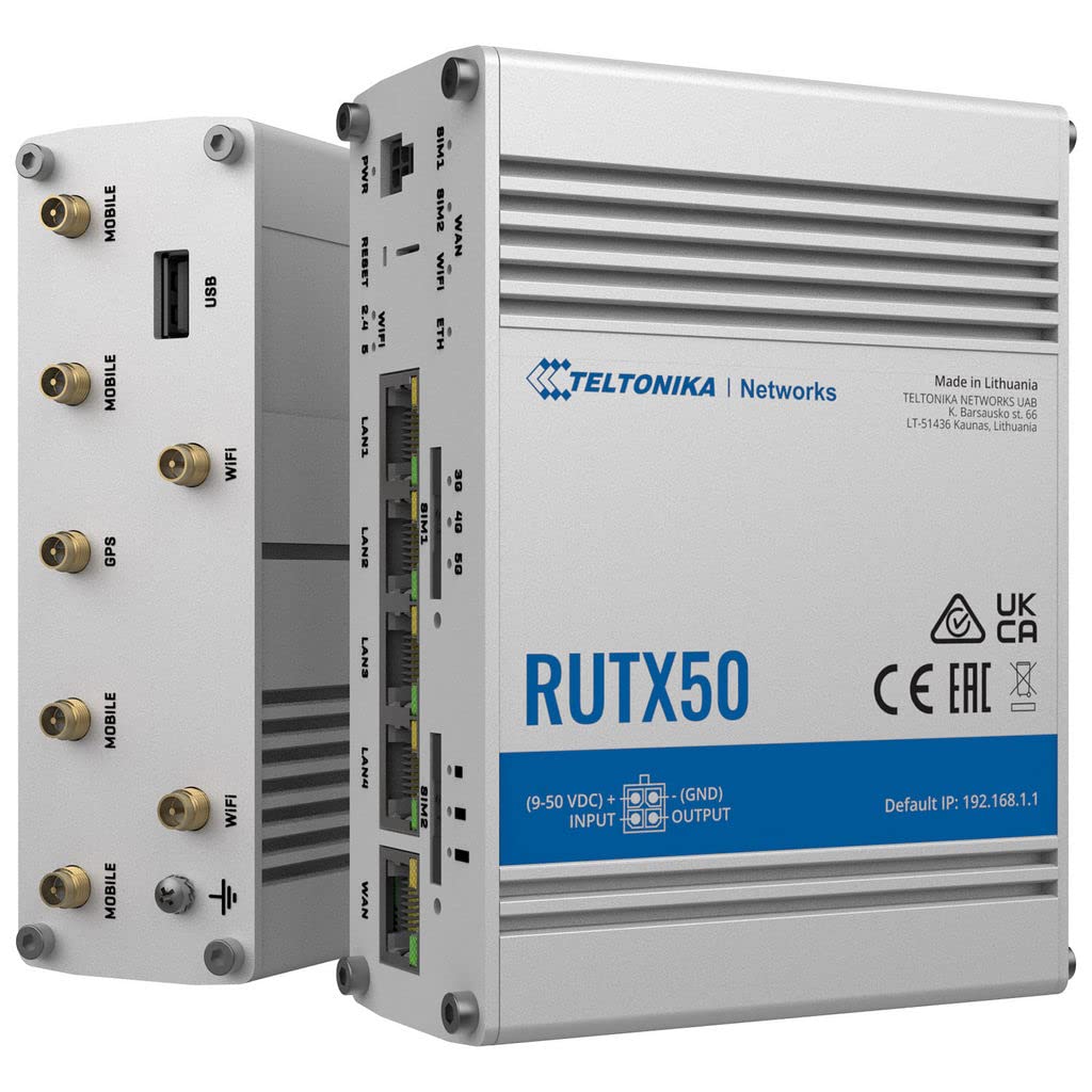 נתב 5G תעשייתי Teltonika RUTX504G