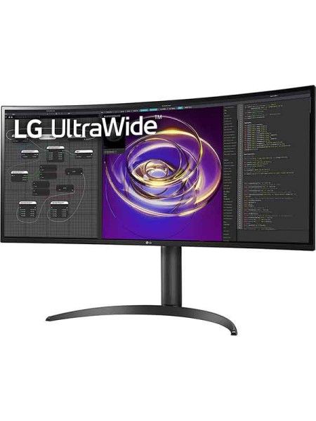 מסך מחשב קעור ''LG UltraWide 34WR55QC-B UWQHD 34 - שחור