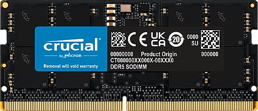 זיכרון פנימי למחשב  Crucial 16GB DDR5 5600MHz CT16G56C46S5