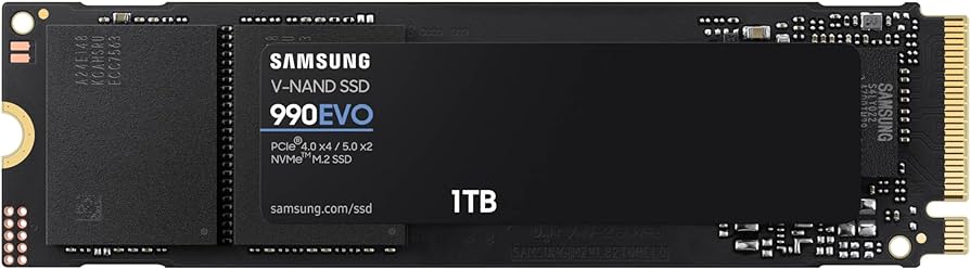 כונן Samsung 990 EVO 1TB PCIe 4.0 NVMe M.2 SSD SD-990-PRO-1TB