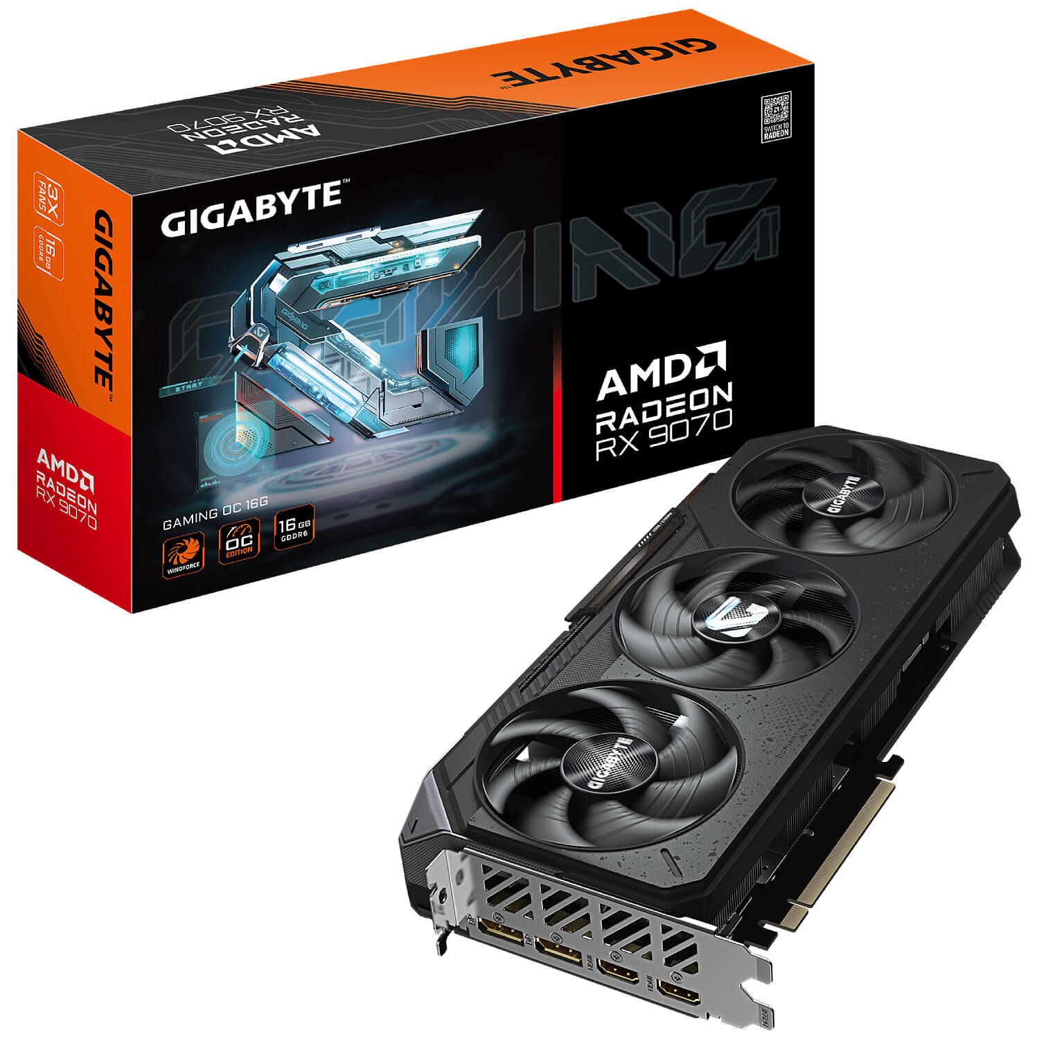 gigabyte rx 9070 gaming oc 16g gv-r9070gaming oc-16gd